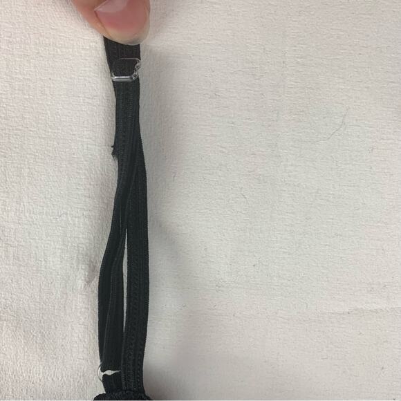 vintage beaded black butterfly camisole tank open front women's medium 90s britt - Picture 7 of 9